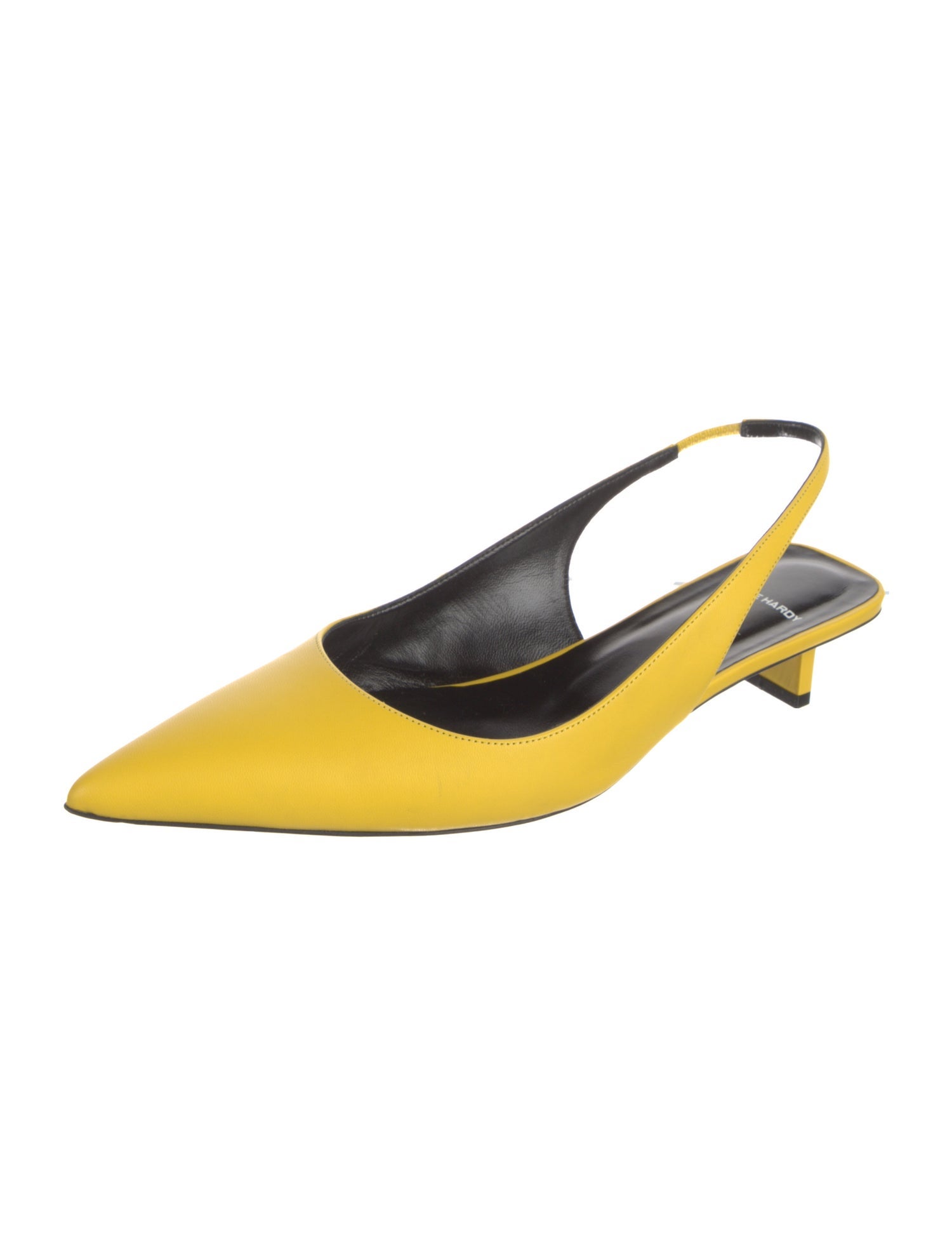 Pierre Hardy Leather Slingback Flats